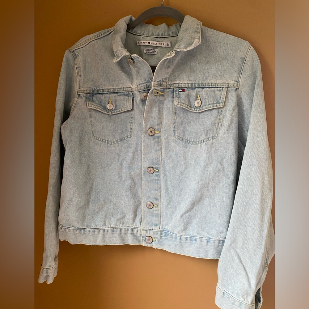 Vintage Tommy Hilfiger Light Blue Denim Jacket